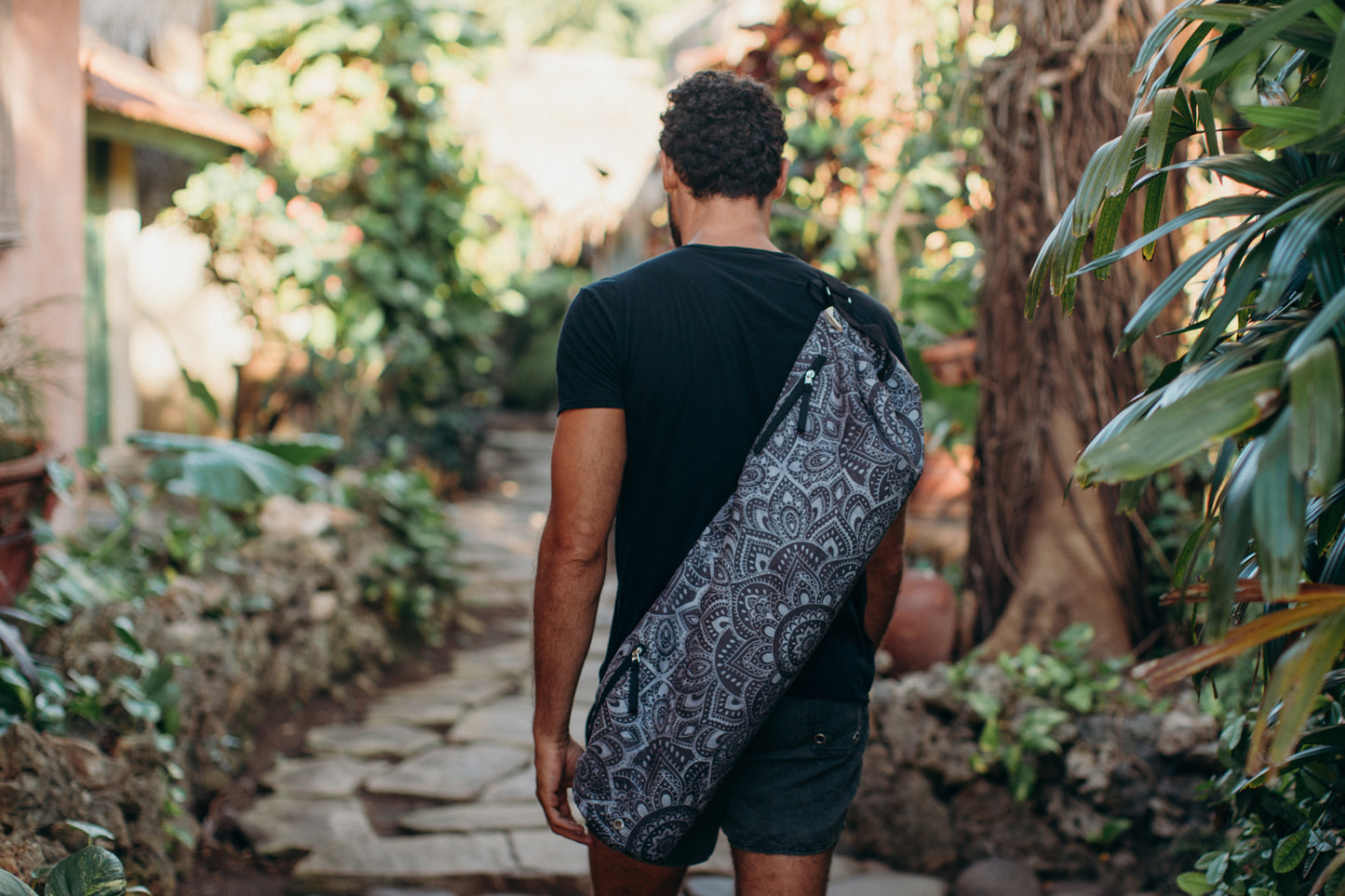 FeelGood Yoga Mat Bag Mandala Charcoal