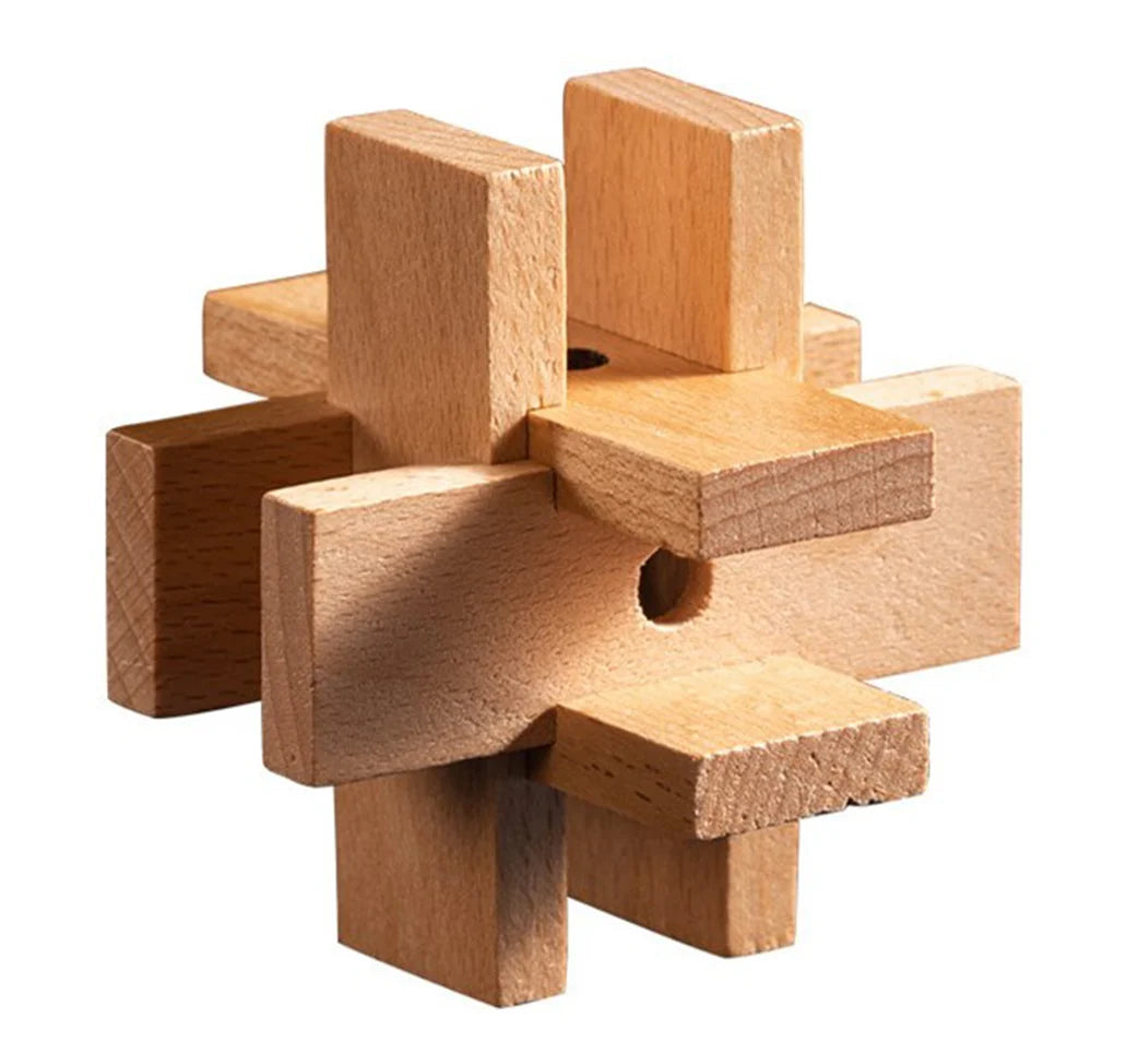 Interlocking Wooden Rickety Cross