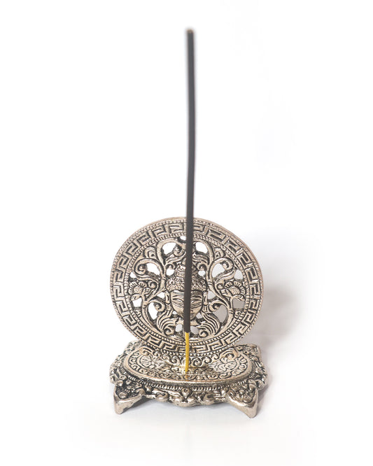 Steel Shiva Incense Holder