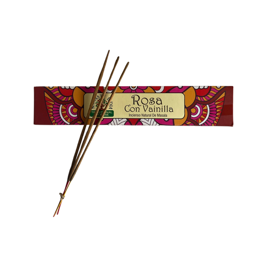 FeelGood Rose Con Vanilla Incense Sticks