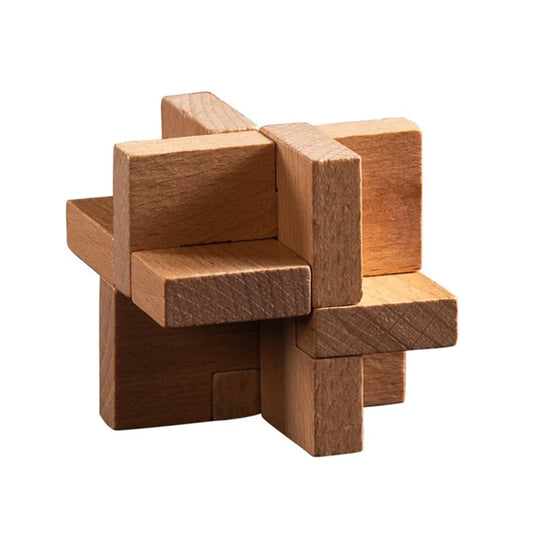 Interlocking Wooden Good Luck Classic