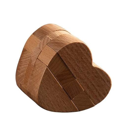 Interlocking Wooden Heart