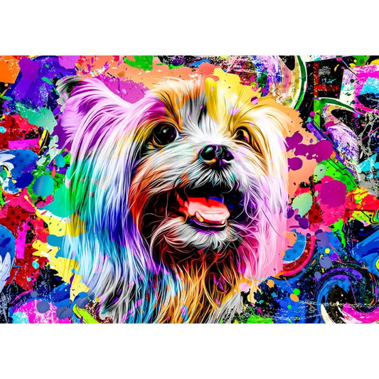 Puzzle W RS: Pop Art Yorkshire terrier L 505