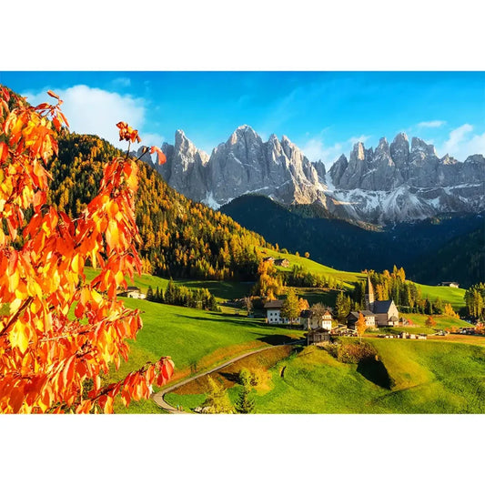 Puzzle W RS: Sankt Magdalena, Dolomites, Italy XL 1010