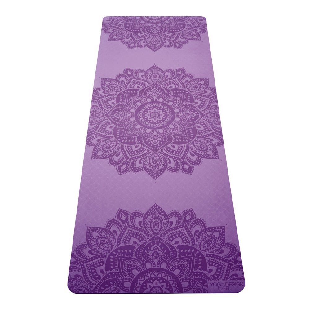 FeelGood Flow Yoga Mat 6mm Mandala Lavender