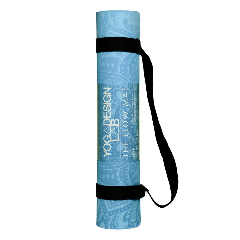 FeelGood Flow Yoga Mat 6mm Mandala Aqua