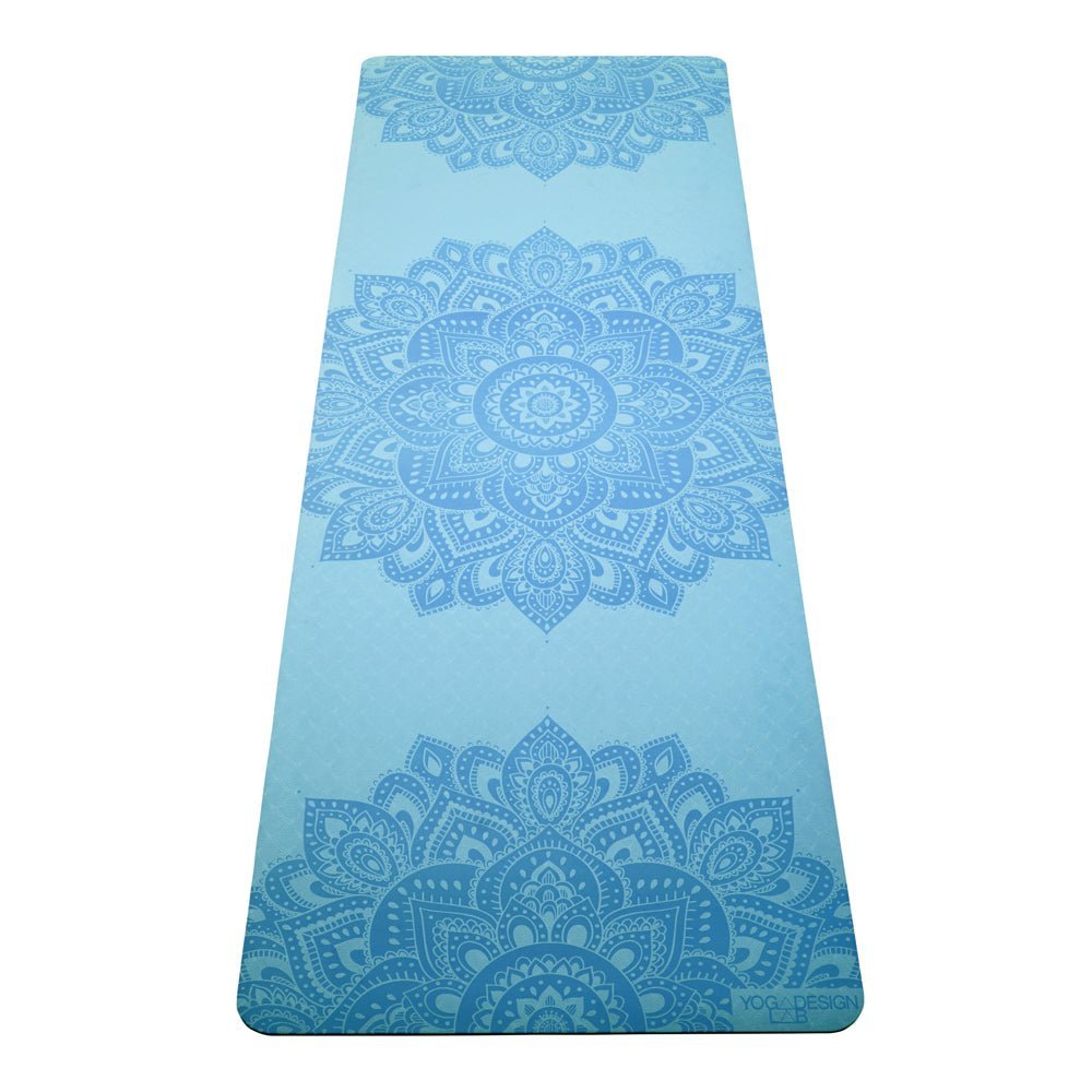 FeelGood Flow Yoga Mat 6mm Mandala Aqua