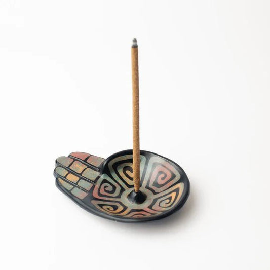 Incense Holder Blue Mano